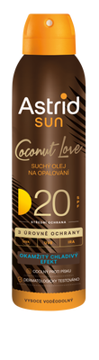Astrid SUN Suchý olej na opalování SPF 20