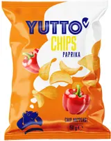 Yutto Chipsy paprikové