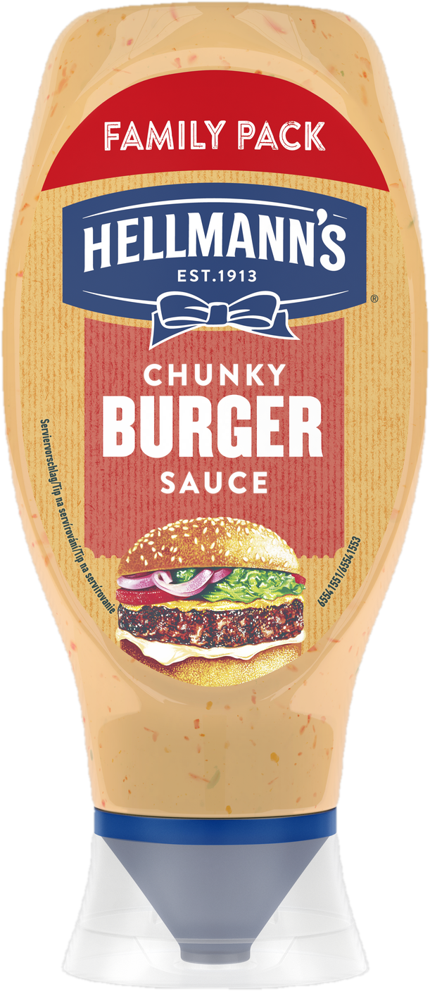 Hellmann's Omáčka Chunky burger