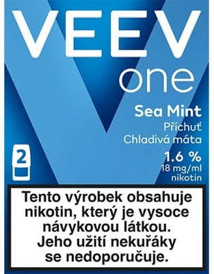 VEEV ONE Sea Mint 1,6% 2x2ml (18 mg)
