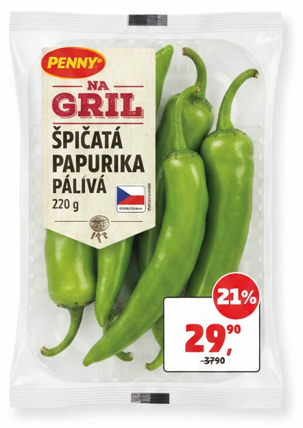 Špičatá paprika pálivá