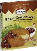 Coburger Camembert obalovaný předsmažený s brusinkovou omáčkou
