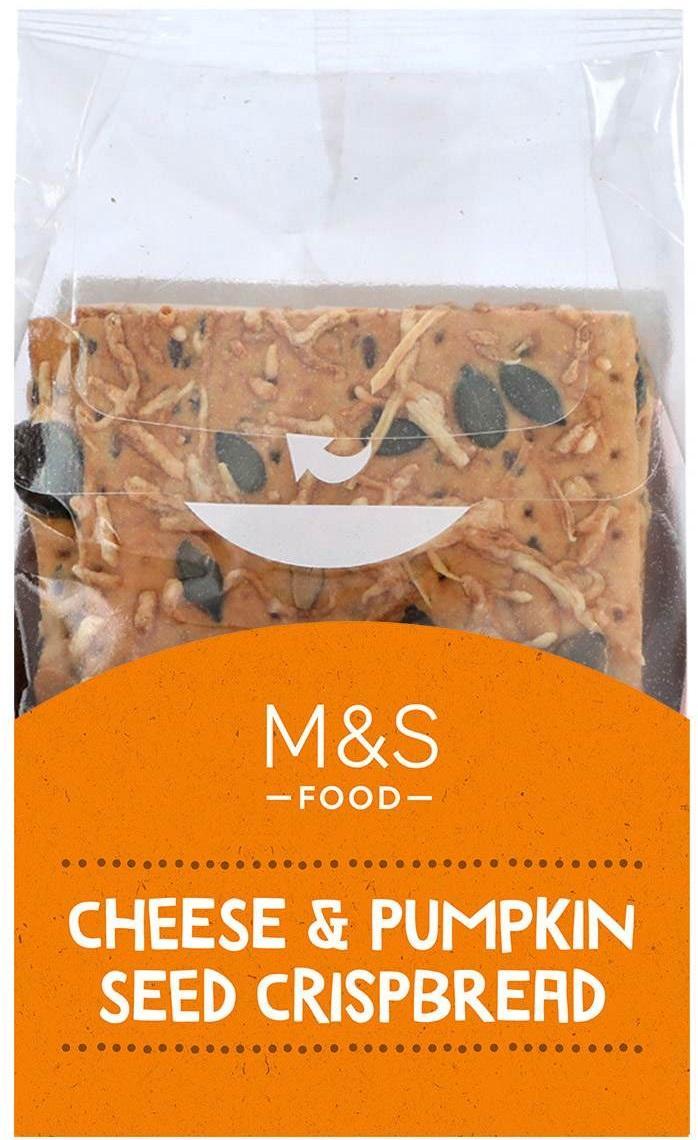 Marks & Spencer Pšeničné krekry se sýrem a dýňovými semínky