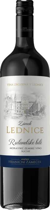 Vinařství Hraniční Zámeček Rulandské bílé moravské zemské víno