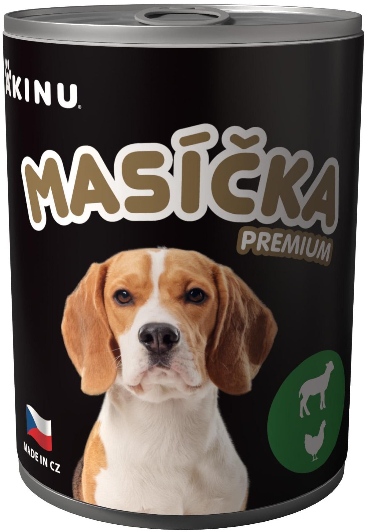 Akinu Masíčka Premium konzerva mleté s jehněčím pro psy