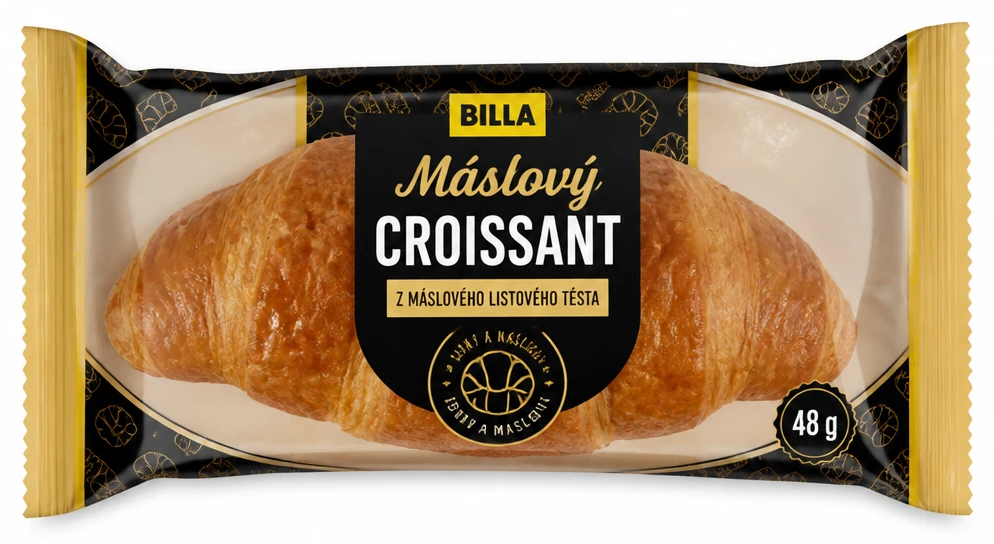 Máslový croissant
