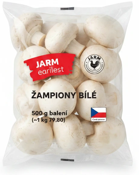 Žampiony bílé