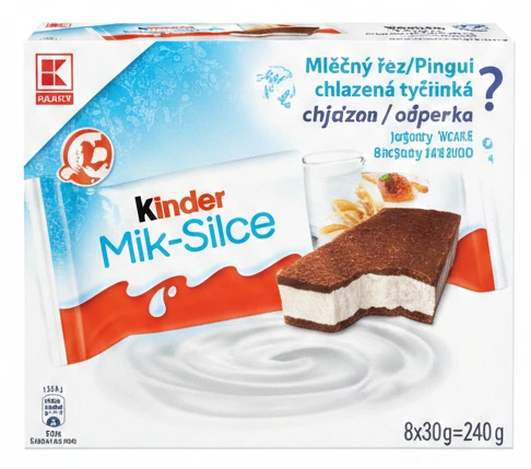 KINDER Mléčný řez/Pingui chlazená tyčinka