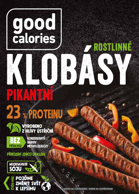 Good Calories Rostlinné klobásy pikantní