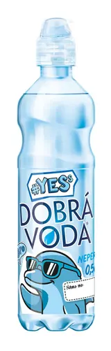 #YESs neperlivá 0,5l PET