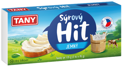Tany HIT jemný tavený sýr
