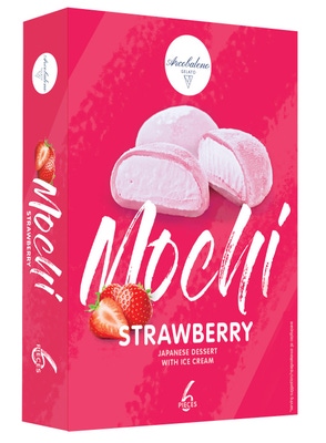 Arcobaleno Mochi s jahodovou zmrzlinou 6x35g