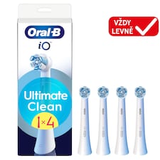 Oral-B iO Series Ultimate Clean, Originální Kartáčkové Hlavy, Vlákna CrissCross, 4