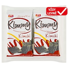 Yangban Snack z řasy nori s příchutí kimchi pražený 8 x 2,7g (21,6g)