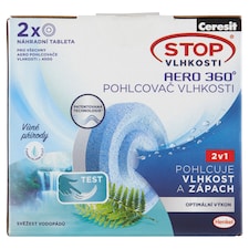 Ceresit Stop Vlhkosti Aero 360° náhradní tablety svěžest vodopádů 2 x 450g (900g)