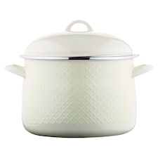 Cream smaltovaný hrnec 24 cm
