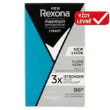 Rexona Men Maximum Protection Clean Scent tuhý krémový antiperspirant pro muže 45ml