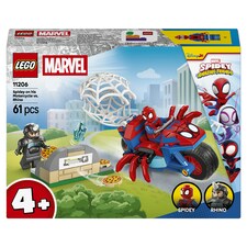 LEGO Marvel Spidey a jeho úžasní přátelé 11206 Spidey na motorce vs. Rhino