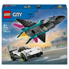 LEGO City 60489 Tryskáč vs. auto