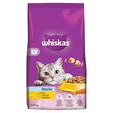 Whiskas Sterile s lahodným kuřecím 1,4kg