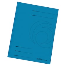 Herlitz Desky A4 recyklované modré 3 chlopně
