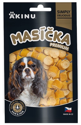 Akinu Masíčka Premium Hair & Skin pamlsek pro psy