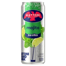Mattoni Mojito nealko jemně perlivá 0,33l