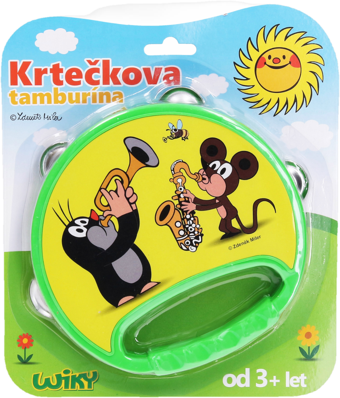 Wiky Dětská tamburína Krtek