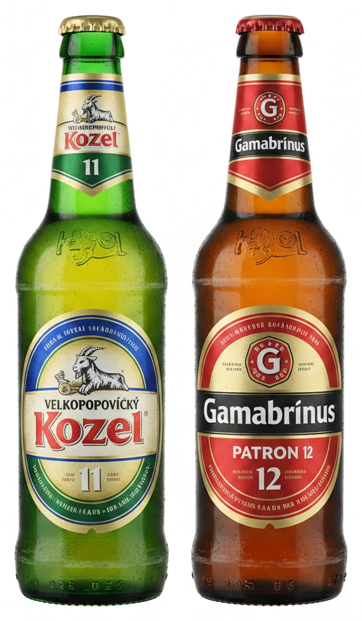 Velkopopovický Kozel 11 / Gambrinus Patron 12