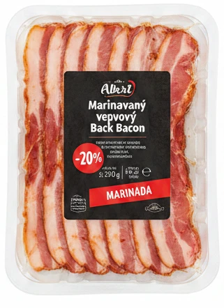Albert Marinovaný vepřový Back Bacon