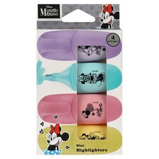 Disney Minnie Mouse Mini zvýrazňovače 4 ks