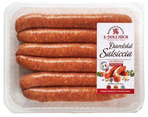 U Dolejších Davelská vepřová salsiccia pikantní