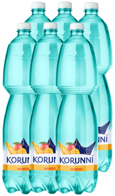 Korunní Mango jemně perlivá 6x1,5l