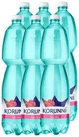 Korunní Malina perlivá 6x1,5l