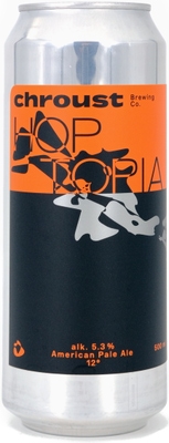 Pivovar Chroust Hoptopia APA 12, plech