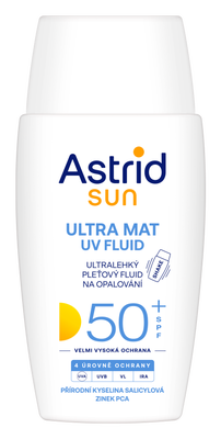 Astrid SUN tónovací pleťový fluid  SPF 50+