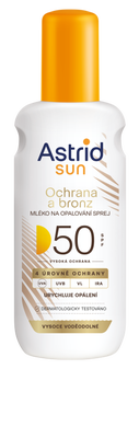 Astrid SUN Mléko na opalování Bronz sprej SPF 50