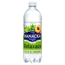 Hanácká Kyselka Relax příchuť broskev, limeta & meduňka jemně perlivá 0,7l