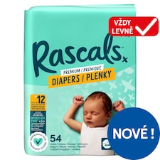 Rascals Prémiové plenky 1 3-5 kg 54 ks