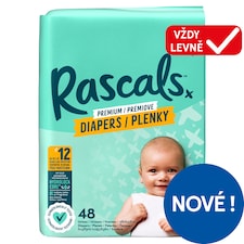 Rascals Prémiové plenky 2 4 - 8 kg 48 ks