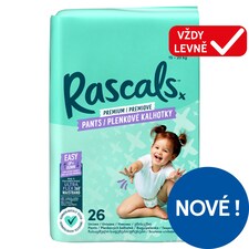 Rascals Prémiové plenkové kalhotky 6 15 - 20 kg 26 ks