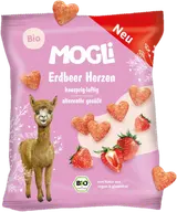 Mogli BIO Jahodová křupavá srdíčka