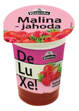 Krajanka DeLuXe smetanový jogurt 7,2% malina-jahoda