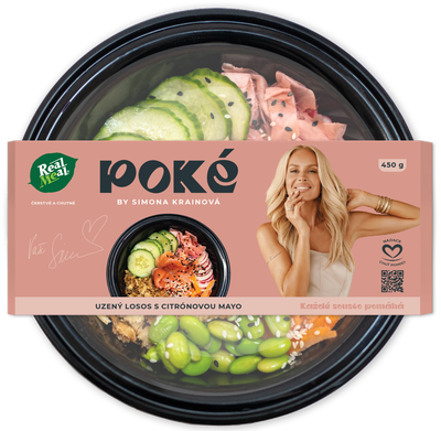 Poké by Simona Uzený losos s citrónovou mayo