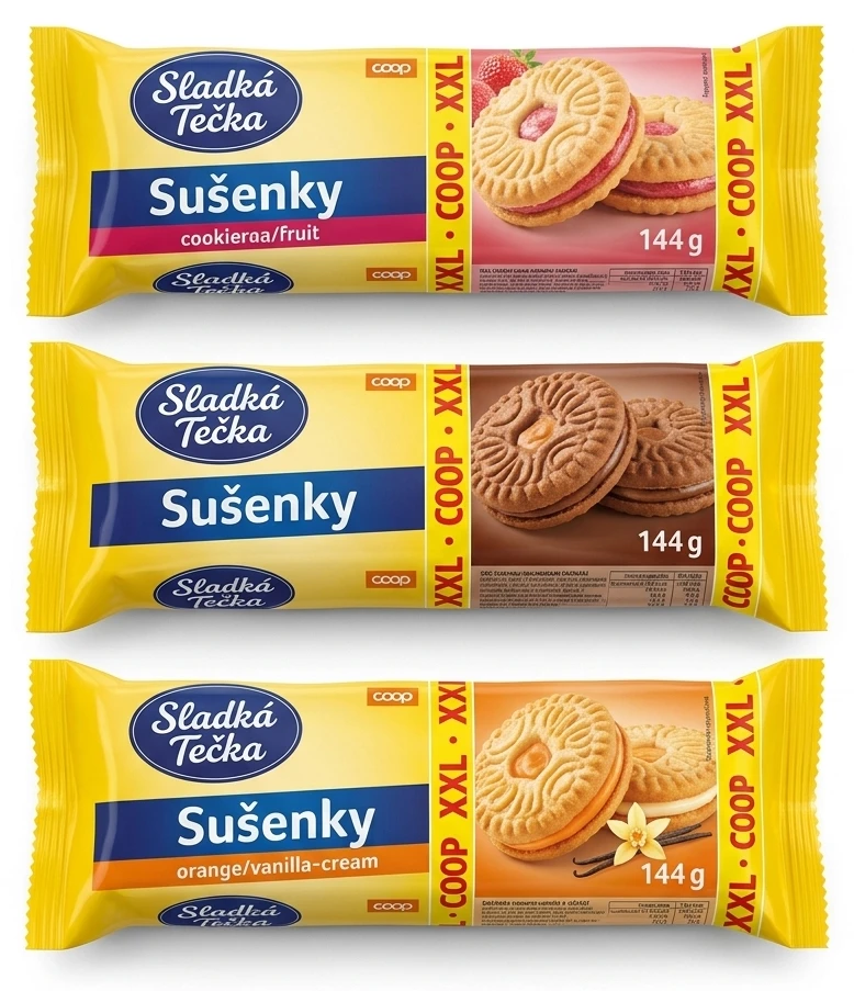 XXL Sušenky s náplní