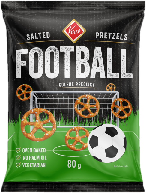 Vest Football pretzels
