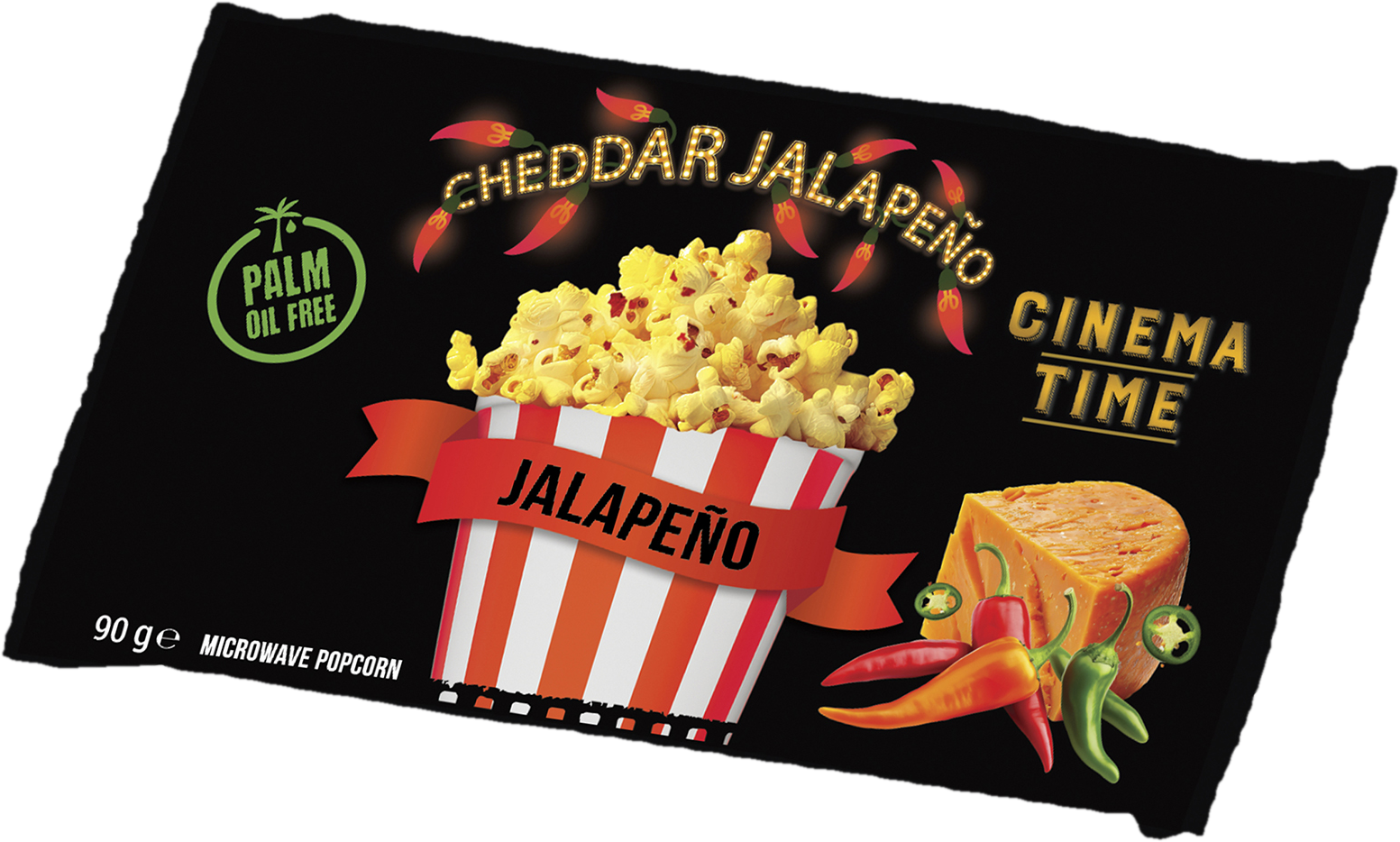Cinema Time Mikrovlnný popcorn – Jalapeňo