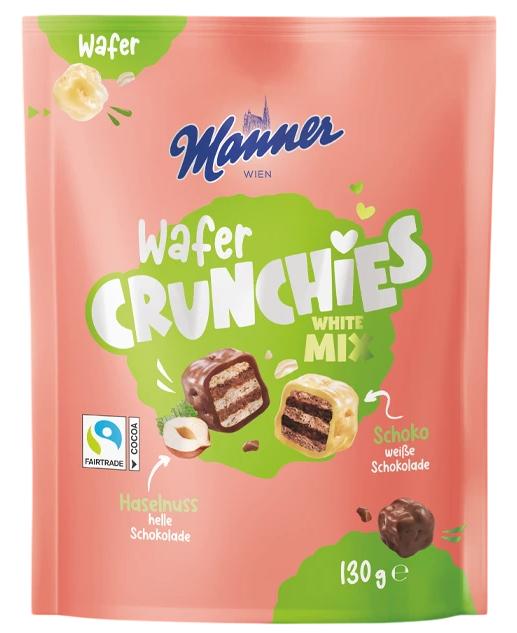 Manner Wafer Crunchies white mix
