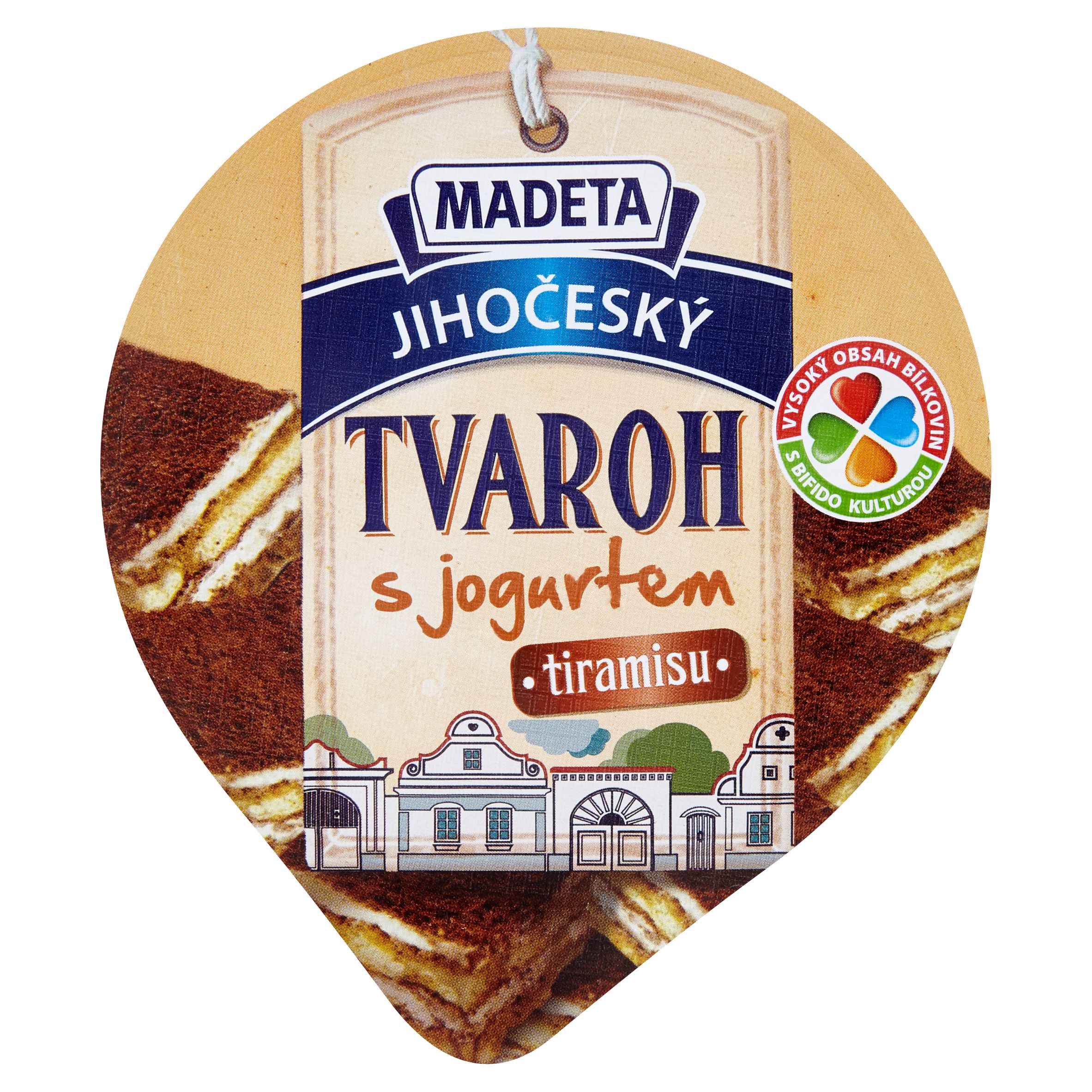 Madeta Jihočeský tvaroh s jogurtem tiramisu 135 g