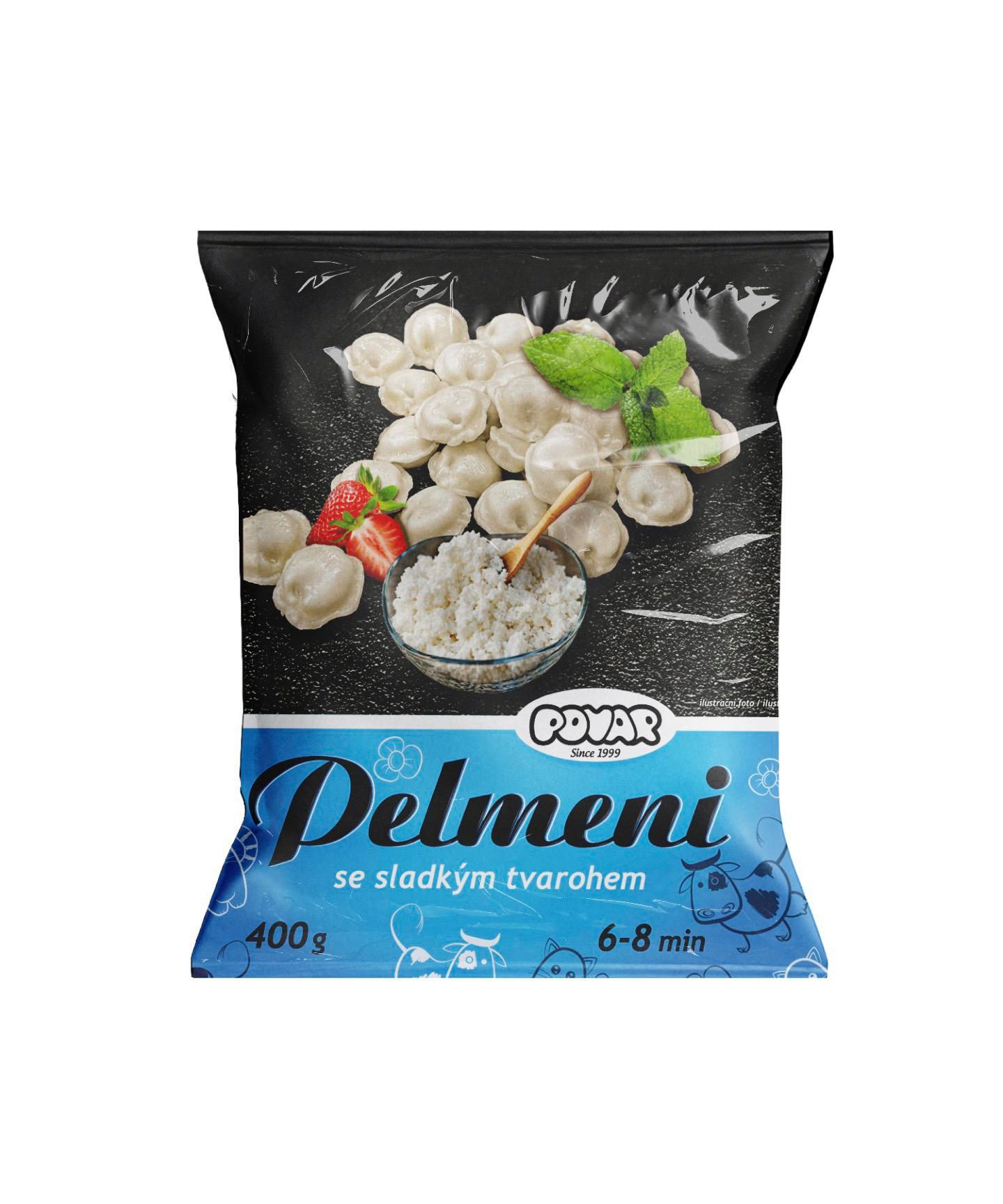 Pelmeni se sladkým tvarohem 400g